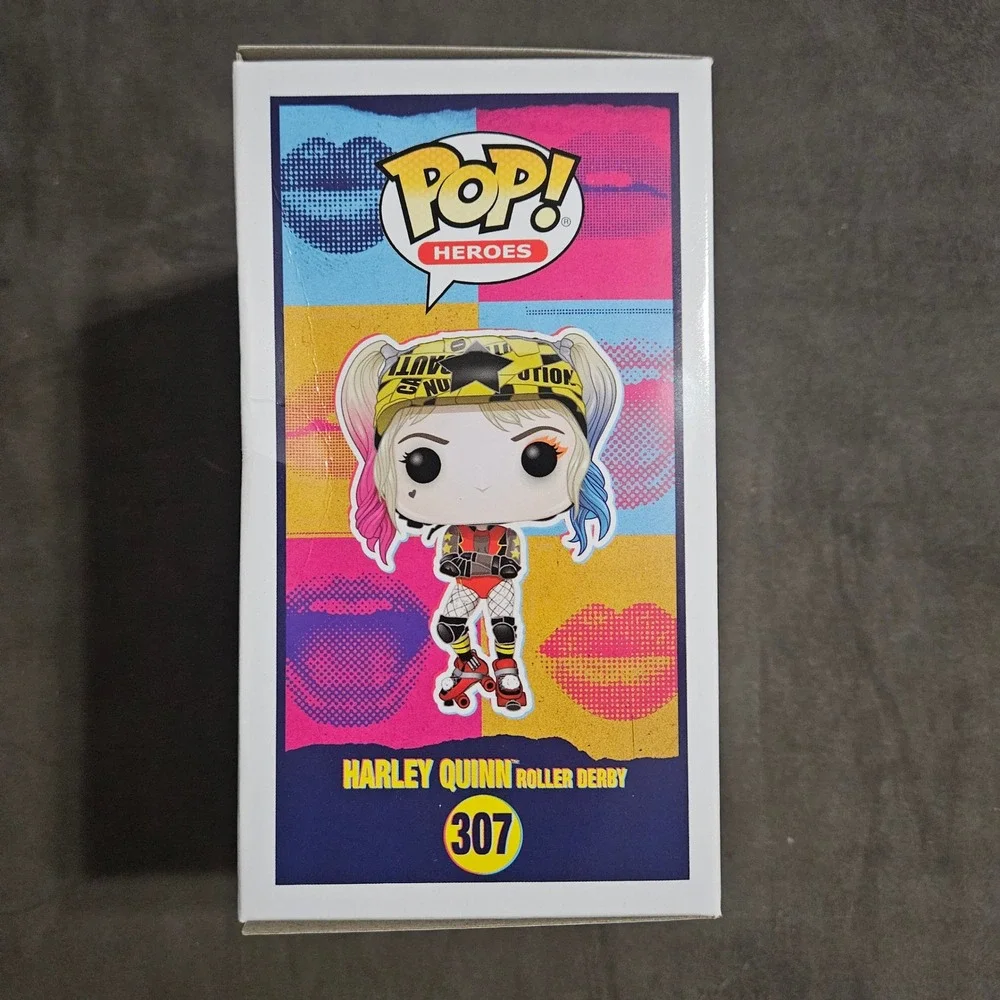 Funko‎ Pop Birds of Prey Harley Quinn Roller Derby 307 Vinyl Figure DC Heroes